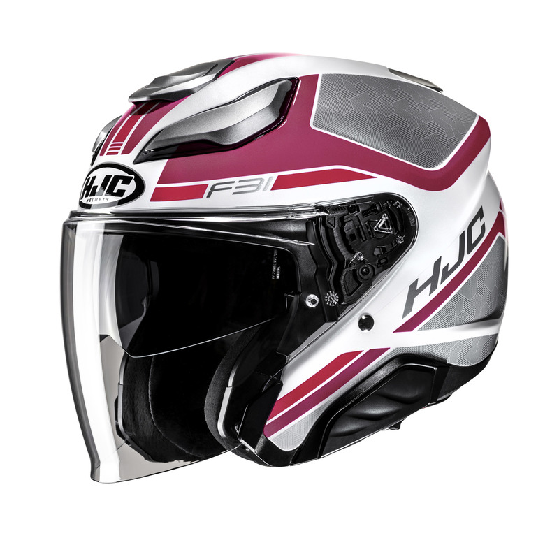 Motocyklová Prilba Hjc F31 Ceron Pink Grey M