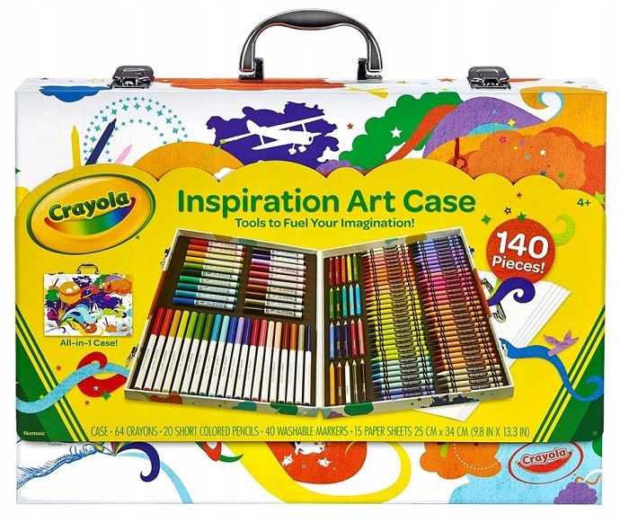 

Crayola Zestaw Plastyczny W Walizce 140 El. 4532