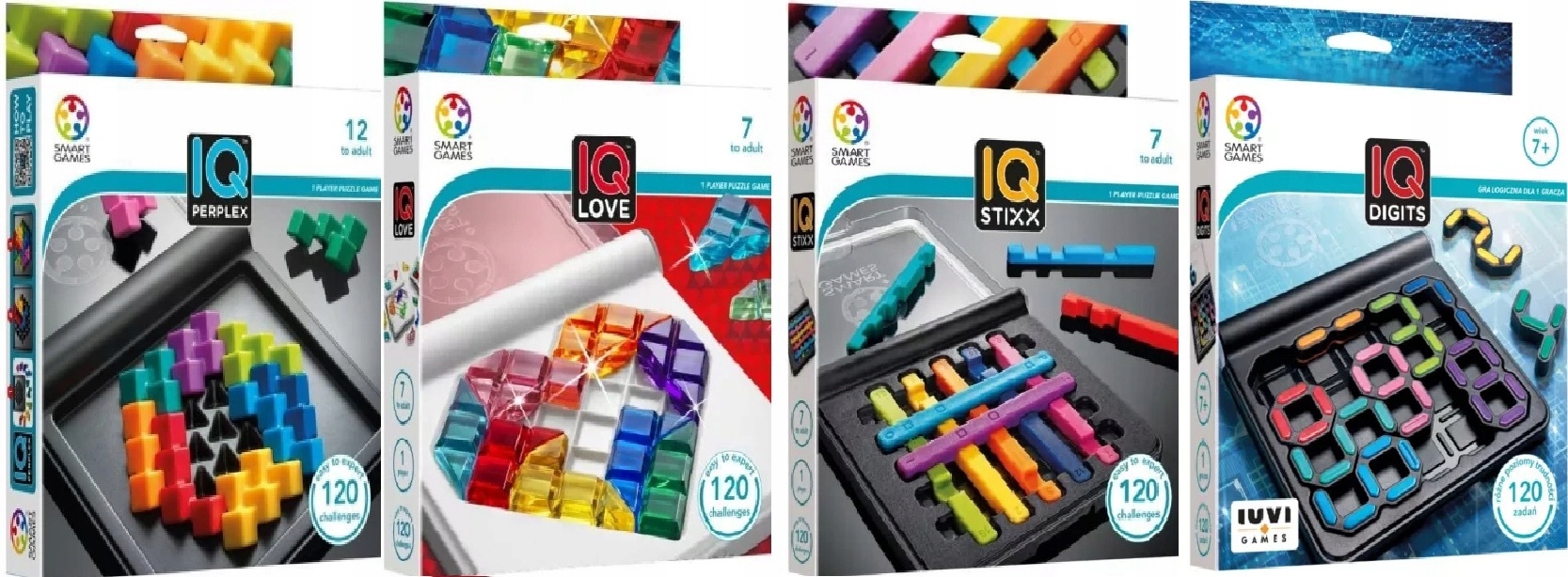 Smart Games. Iq Perplex Iq Stixx Love Digits