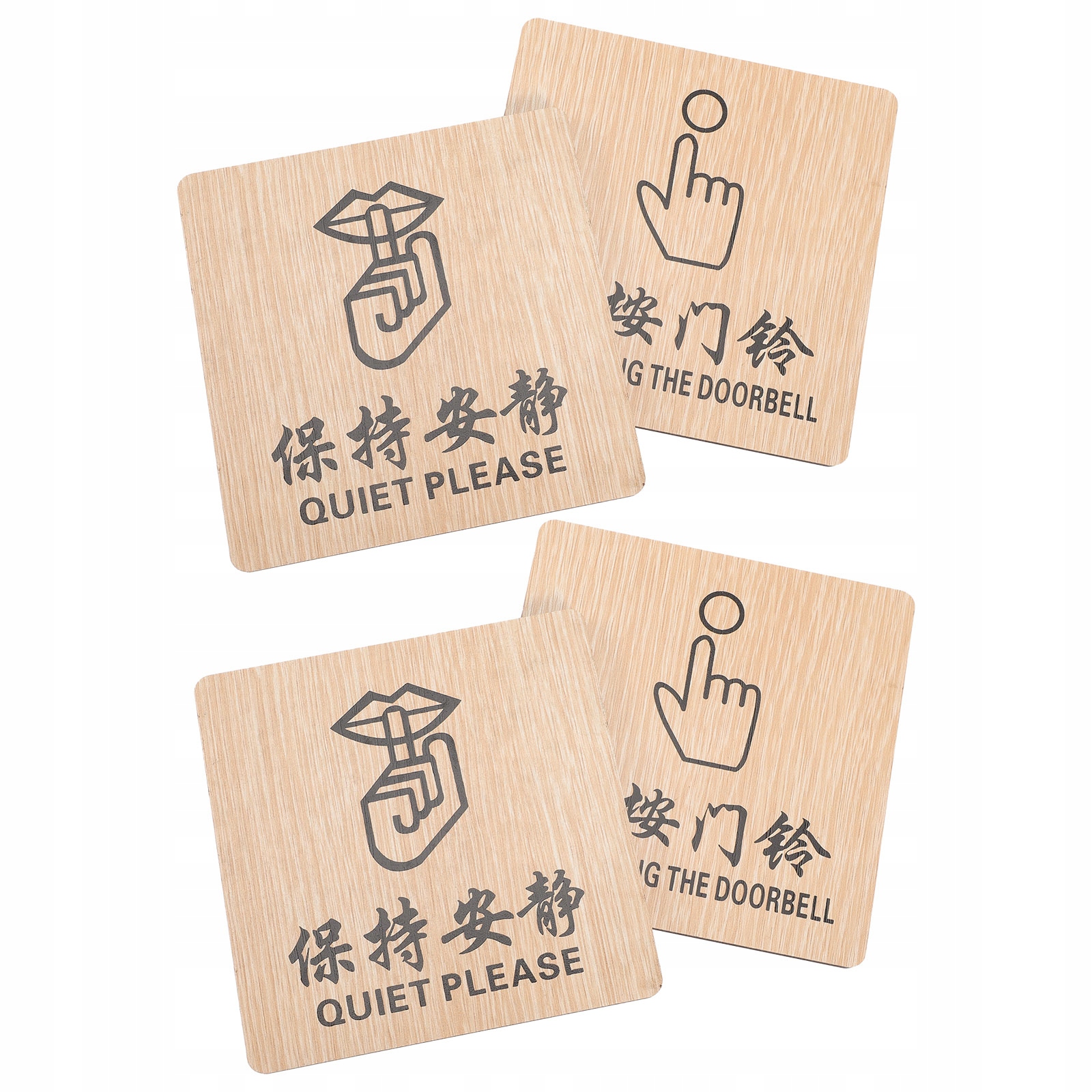 Proszę zapukać znak Service Ring znaki drzwi