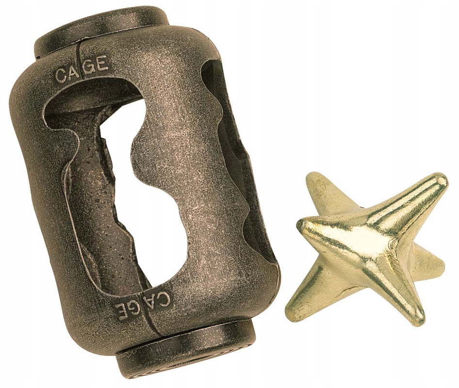 Hanayama ŁAMIGŁÓWKA Huzzle Cast Cage poziom 3/6 Typ Podstawa