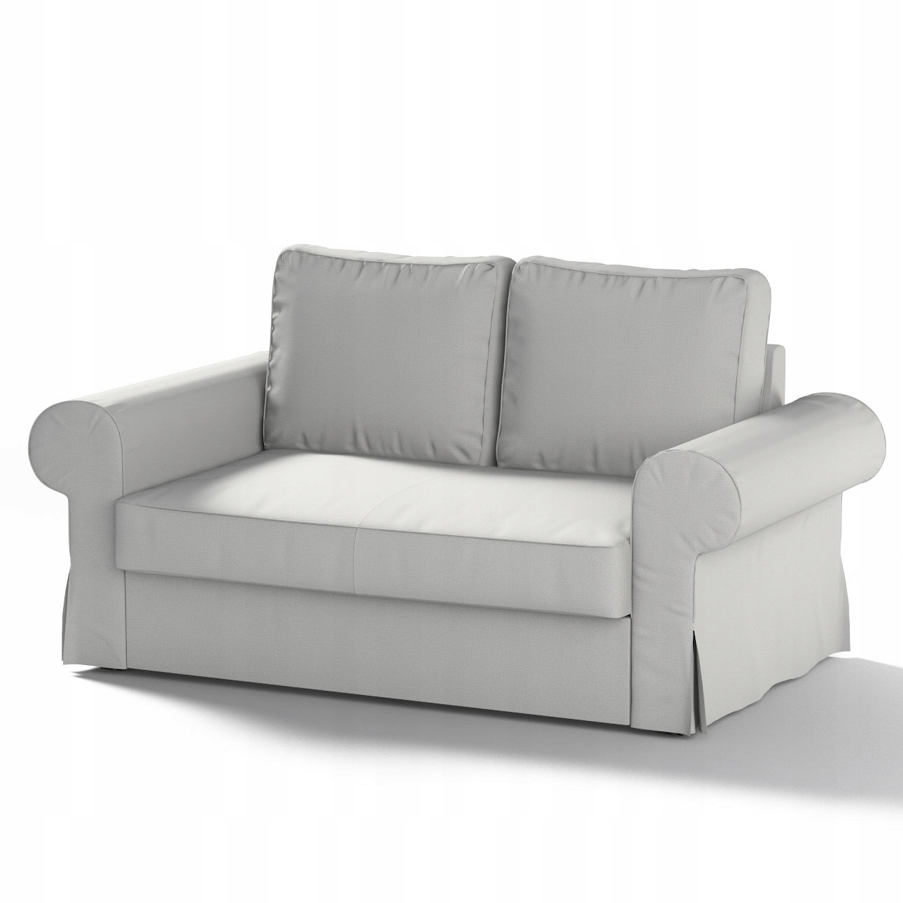 Dekoria potah na rozkládací pohovku Backabro pro 2 osoby Ikea šedý