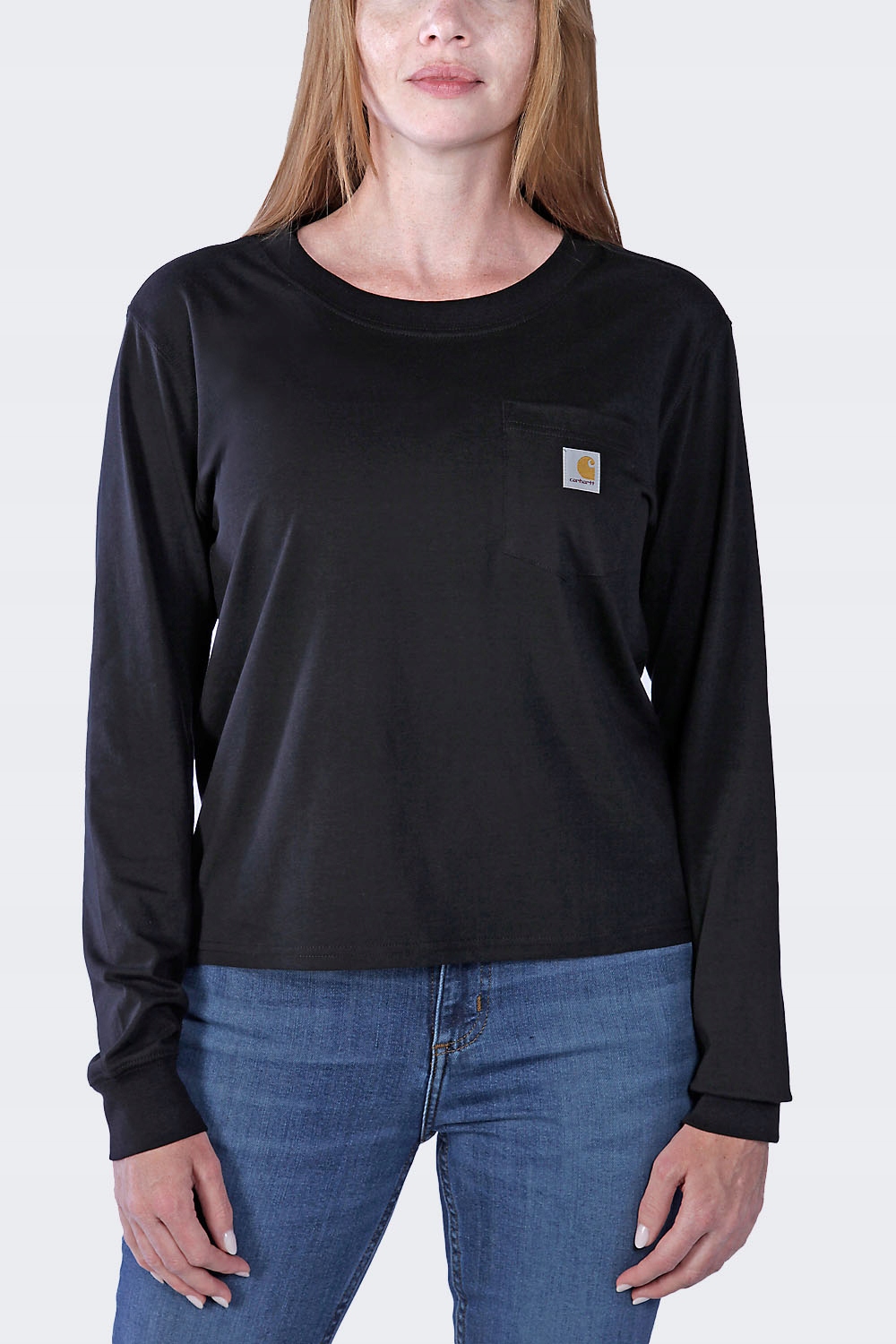 Tričko s dlouhým rukávem Carhartt Light Black