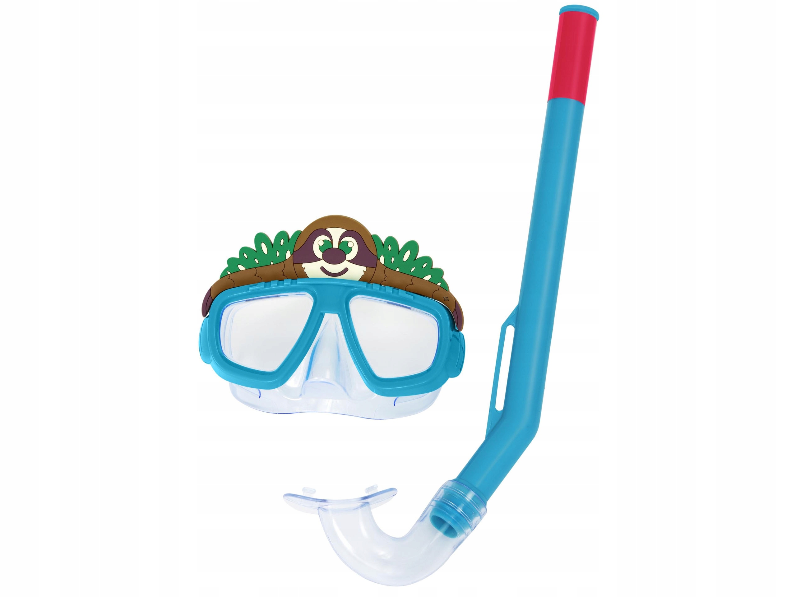 MASKA DO NURKOWANIA Z RURKĄ ZWIERZĄTKA NIEBIESKA