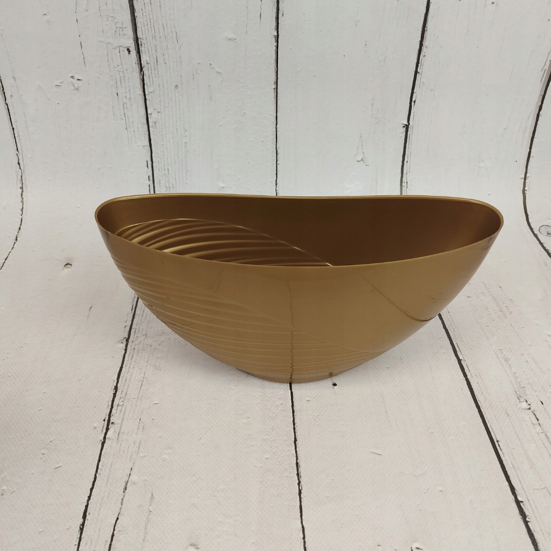 Doniczka luna mała złota Materiał tworzywo sztuczne