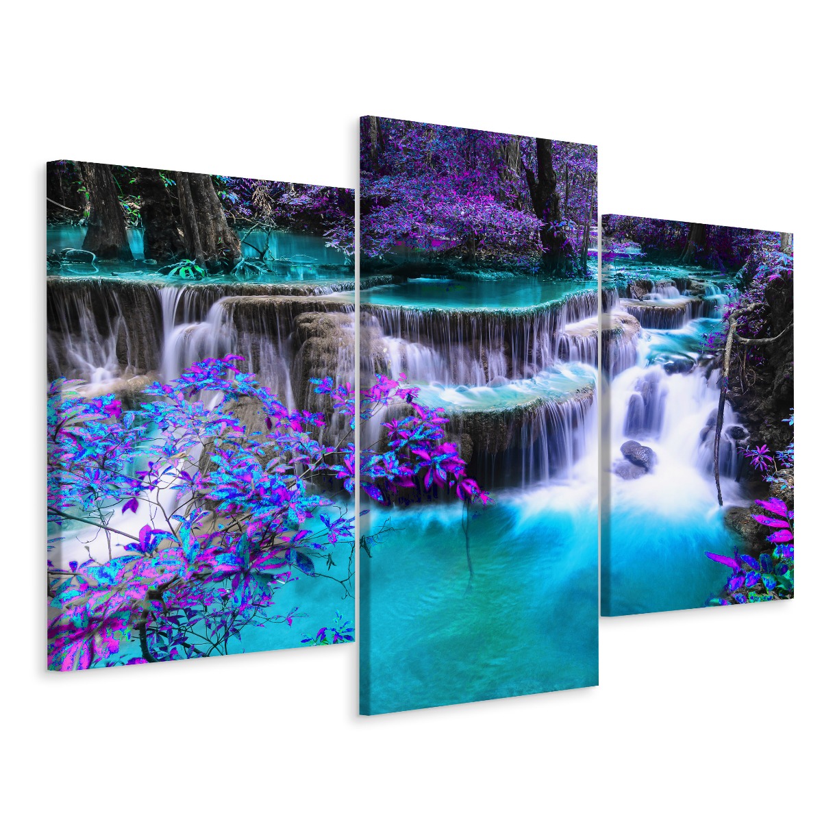 

Obraz Tryptyk Wodospad W Tajlandii Dekor 90x60