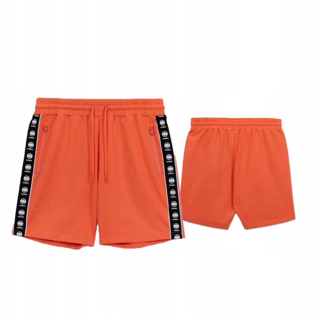 Pitbull West Coast Pánské Teplákové Kraťasy Tape Nugget Lososové Salmon S