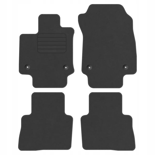 LEXUS NX II 21- dywaniki welur COMFORT GRAFIT