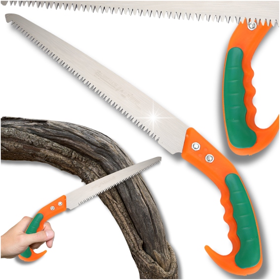 Piła Piłka Ręczna Do Drzewa Gałęzi 400mm Ergonomiczny Uchwyt