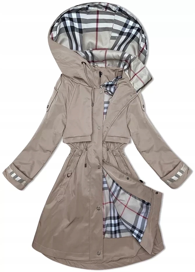 Tenká Parka BH-2403 Tmavě Béžová XXL (44)