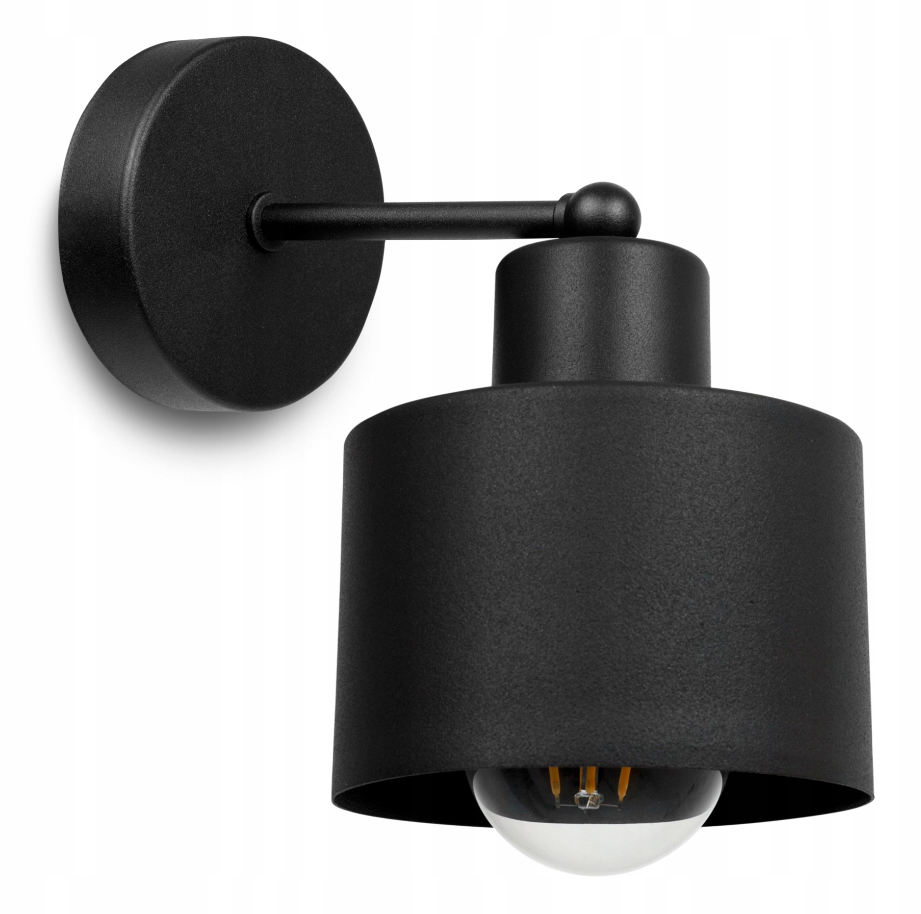 

Wyjątkowa Lampa Kinkiet Metalowy Klosz