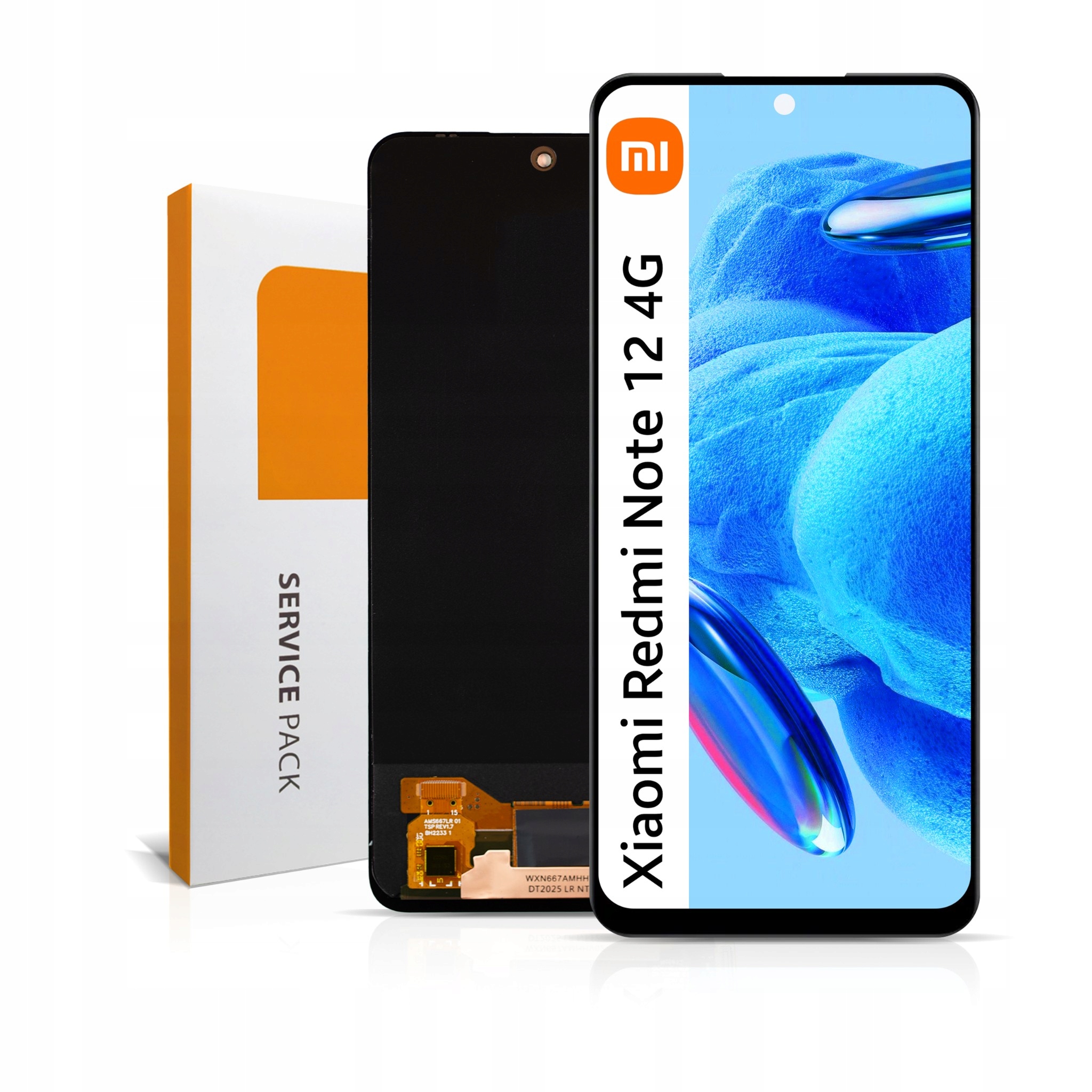 23021RAAEG LCD pre Redmi Note 12 4G Service Pack Matrica Originál Zila