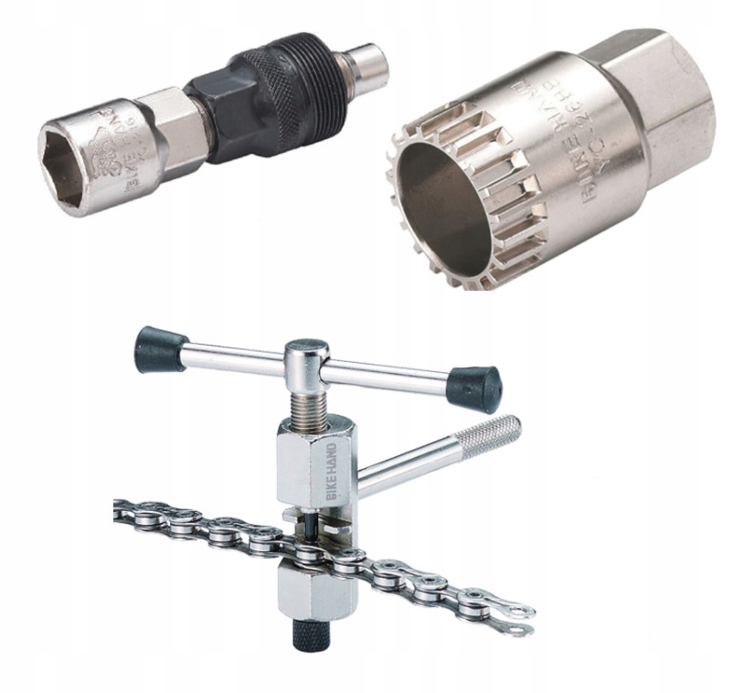 ZESTAW NARZĘDZI BIKE HAND ŚCIĄGACZ OŚ ŁAŃCUCH #3