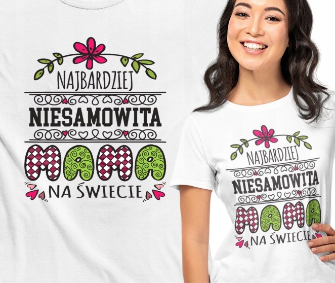 

Koszulka Damska Dla Mamy Niesamowita Mama