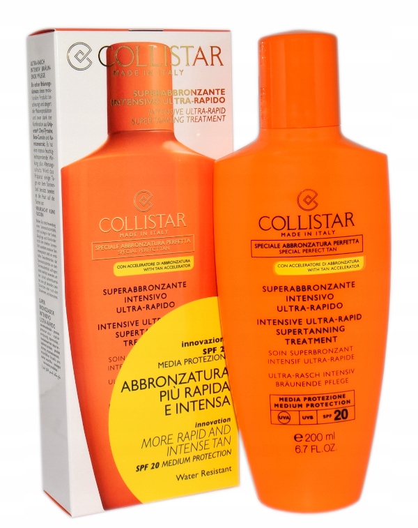 Collistar Intenzivní ultra-rychlá samoopalovací péče SPF20 (uni) 200 ml