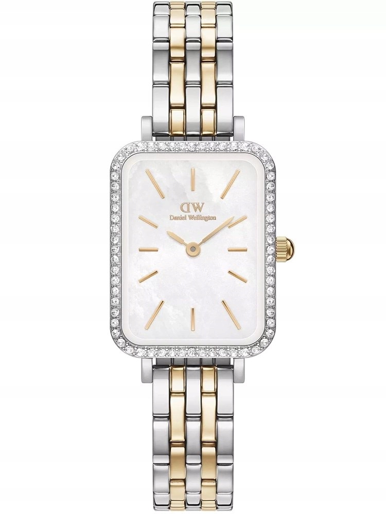 Dámské Hodinky Daniel Wellington Quadro Lumine Bezel 5-Link Two-Tone DW0010