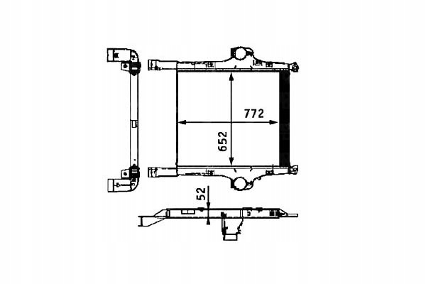 NRF INTERCOOLER Producent części NRF