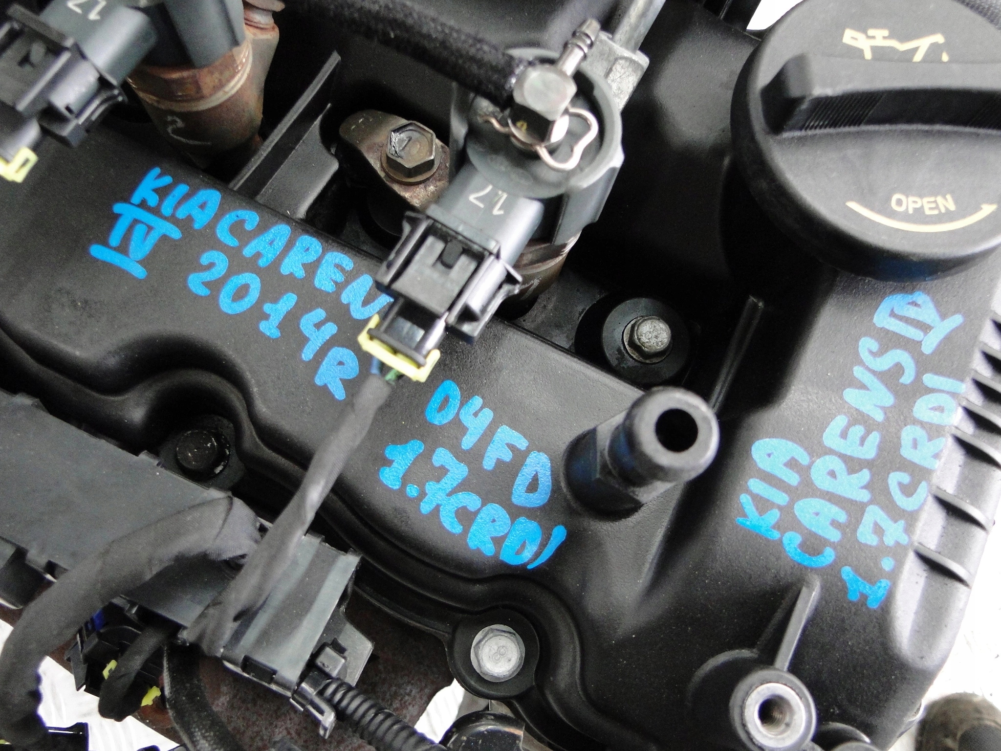 Двигатель kia 1.7 D4FD CARENS IV 2014