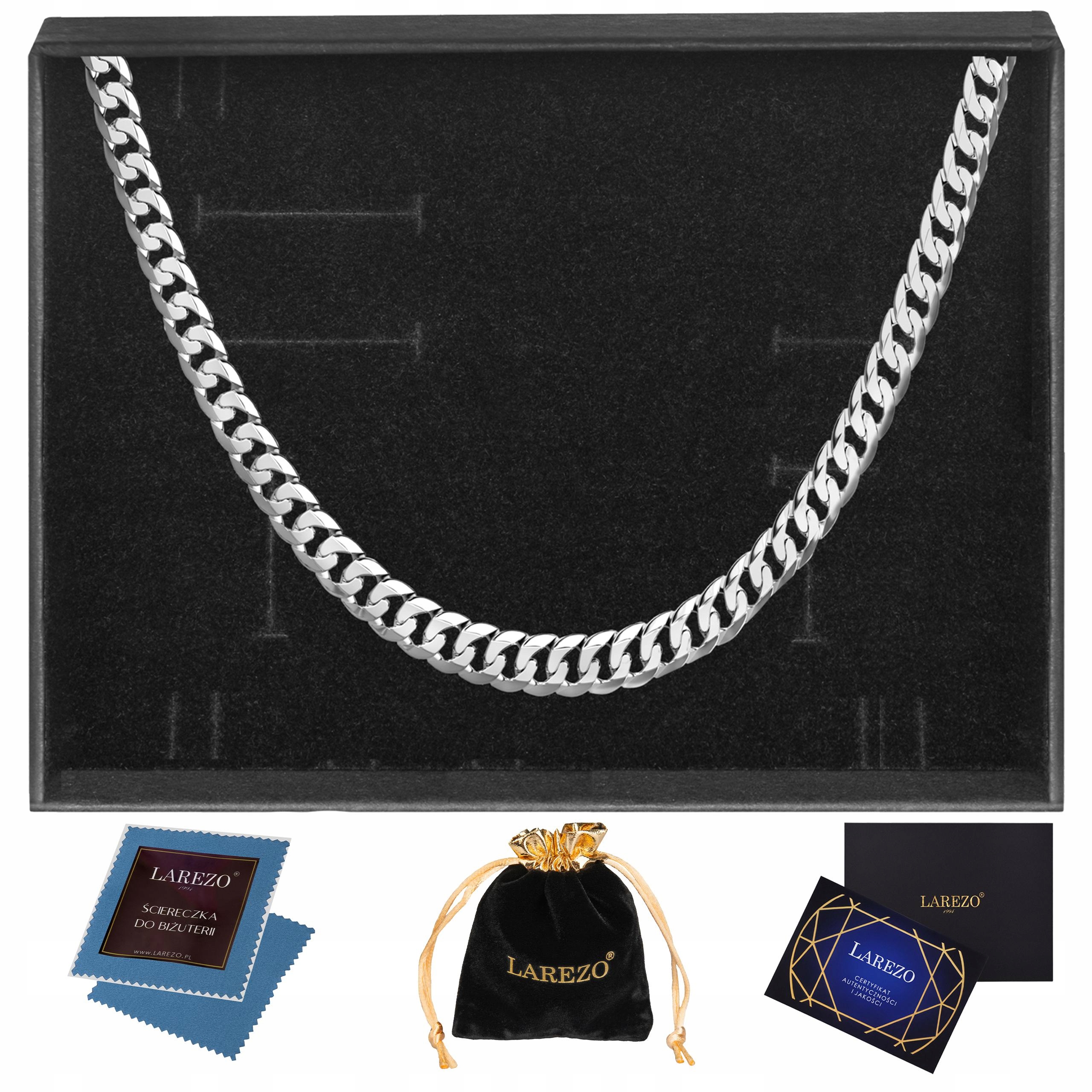 Stříbrný Řetízek 50 cm Plný Kovaný Silný Pánský Pancr 3,2 mm Stříbro 925