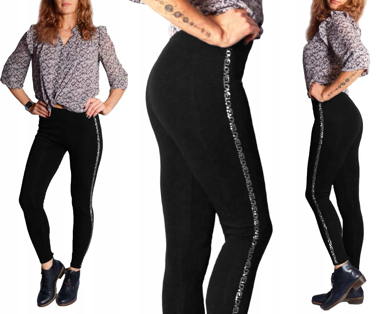 

Legginsy Modne Leginsy Wyszczuplające Getry XXL