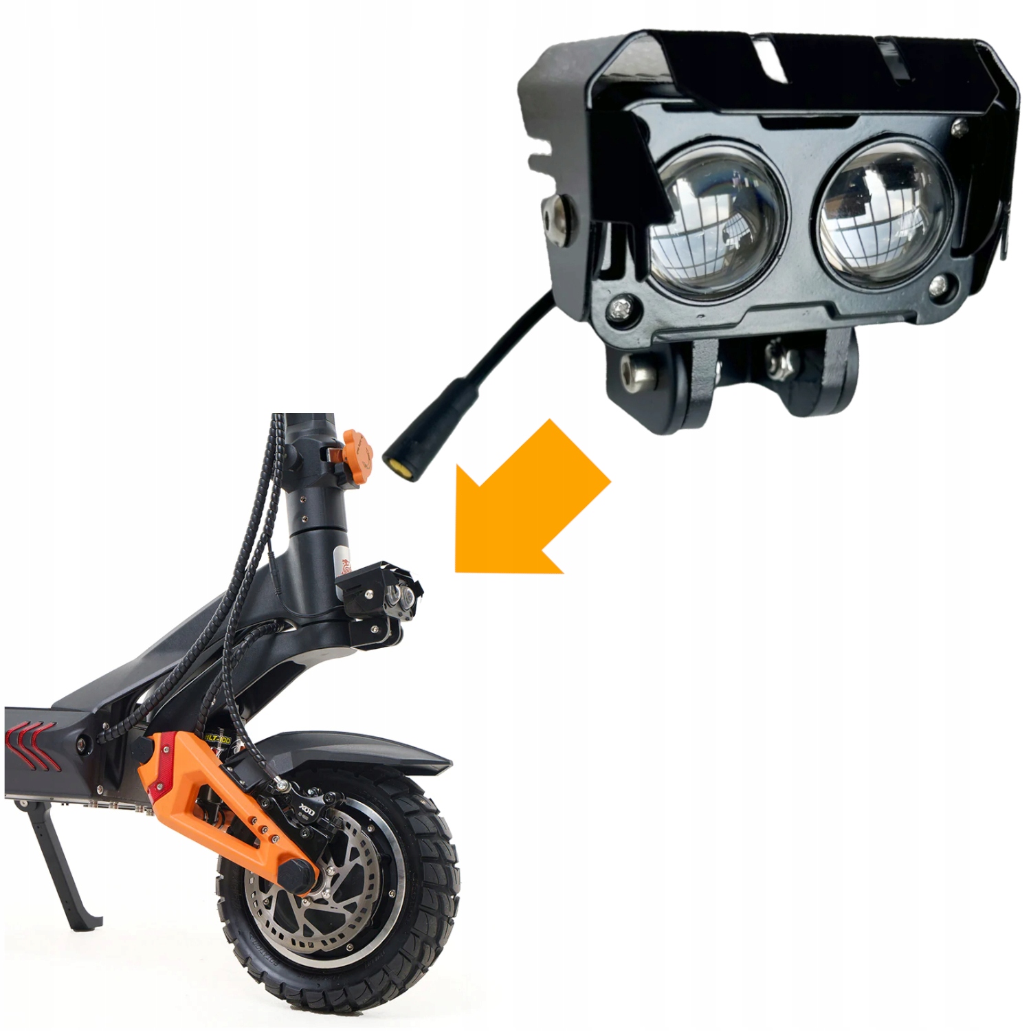 Lampa przednia do Hulajnogi KuKirin G3 Pro