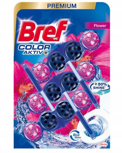 

Bref Color Activ+ Świeże Kwiaty Zawieszka Wc 3x50G