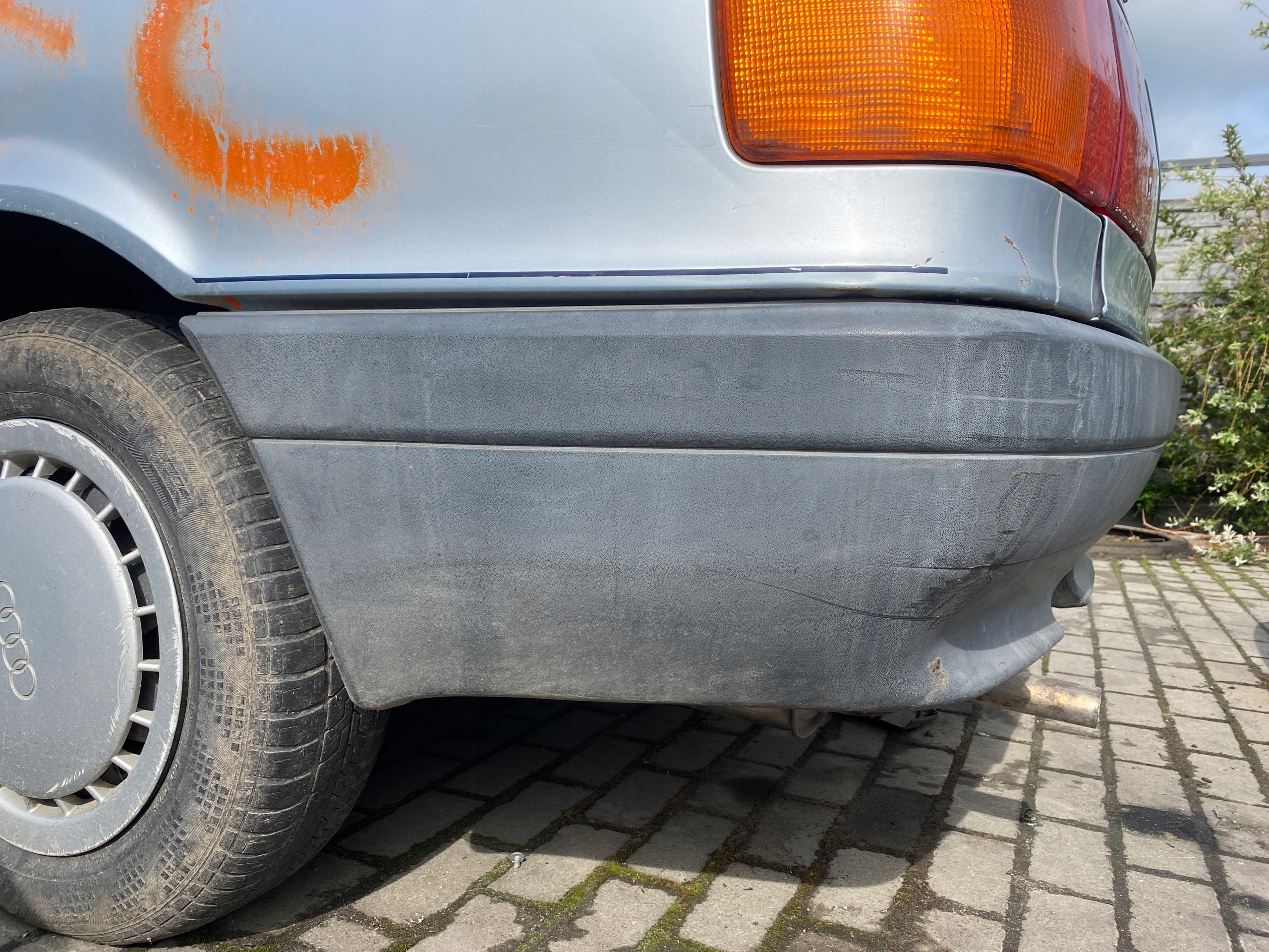 bumper rear rear part Audi 80 B3 86-91