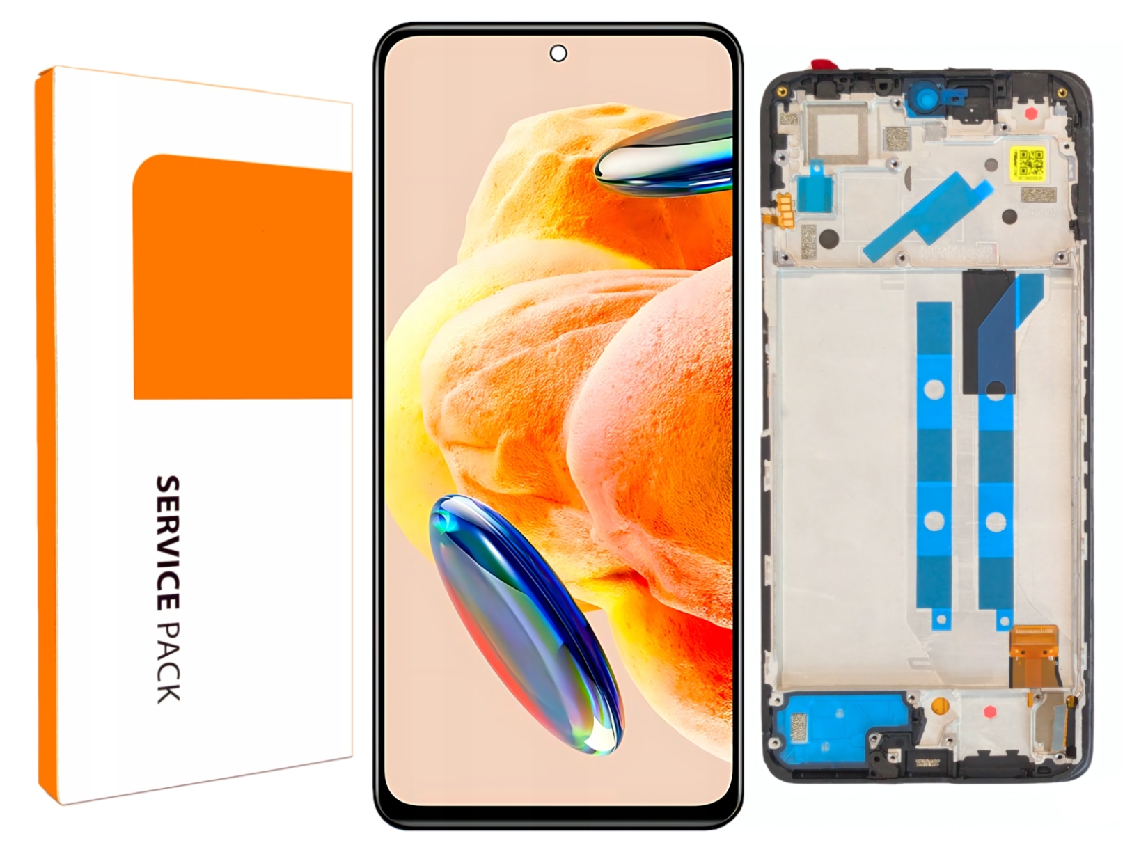 Originál Zila pre Xiaomi Redmi Note 12 Pro 4G Displej Rámček LCD Matica