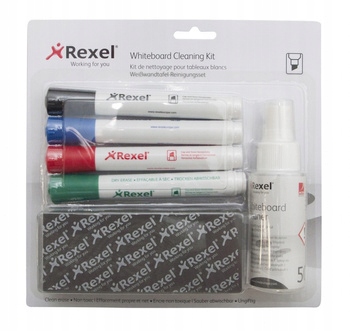ZESTAW DO TABLIC REXEL WHITEBOARD CLEANING KIT