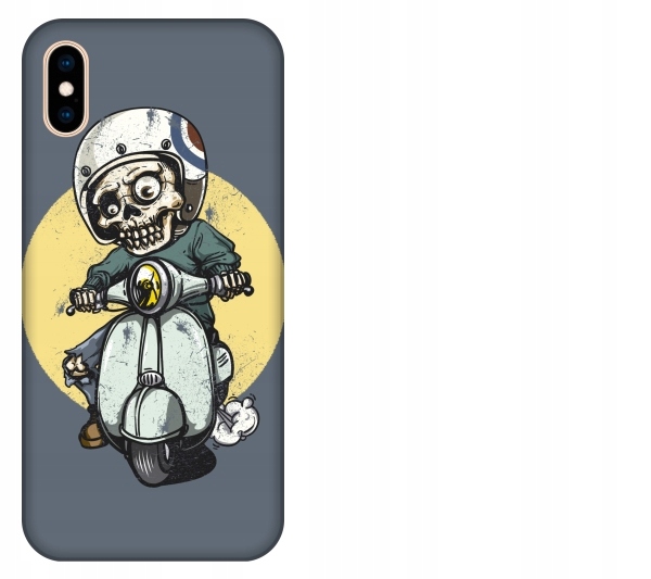 

Etui pokrowiec iPhone Xs Max Szkielet na skuterze
