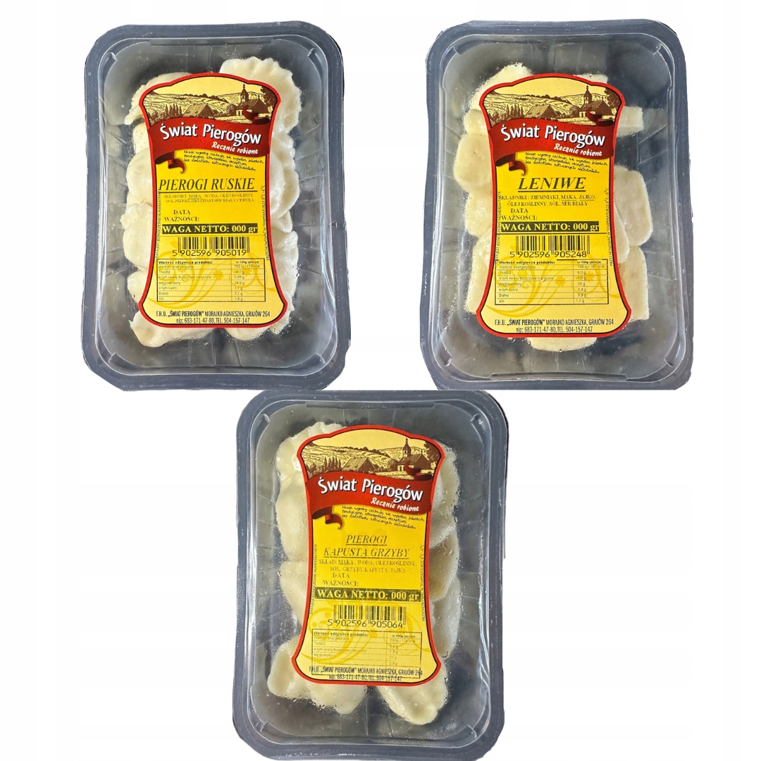 Levně Degustační sada Ruské, Kapusta-houby, Líné 3X400gr hotové jídlo