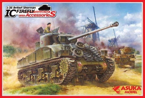 Britský Sherman Firefly IC 1:35 Asuka 35-028