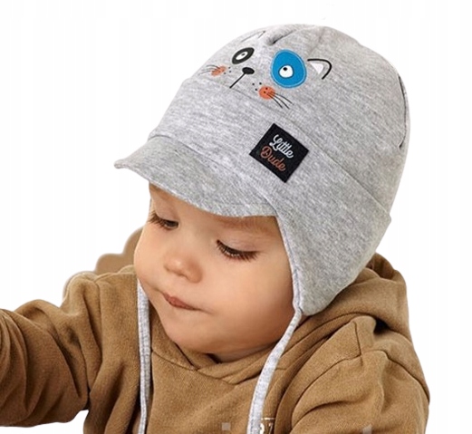 

Czapka Chłopięca bawełniana Wiązana 52-54 cm