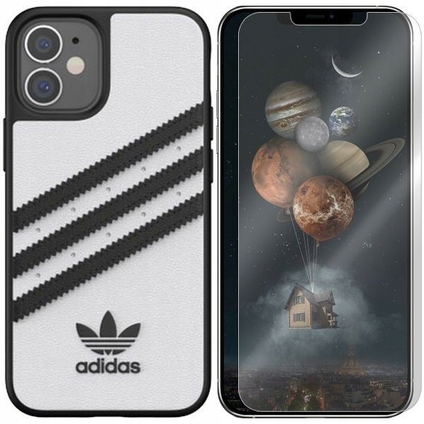 

Etui Do Iphone 12 Mini Pokrowiec Adidas + Szkło 9H