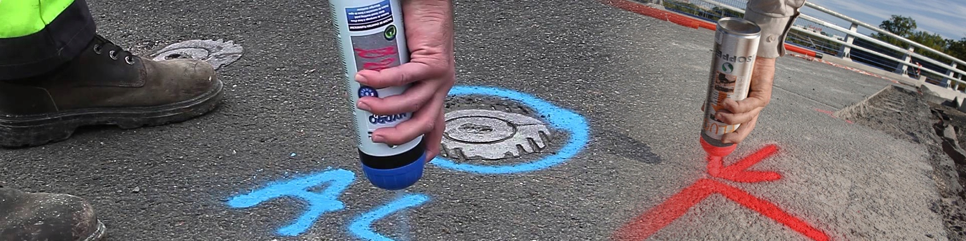 SOPPEC SPRAY FARBA DROGOWA DO ZNAKOWANIA ZIELONA Marka Soppec