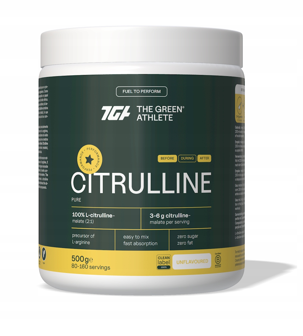 Citrulin Bezlepkový 500 g The Green Athlete