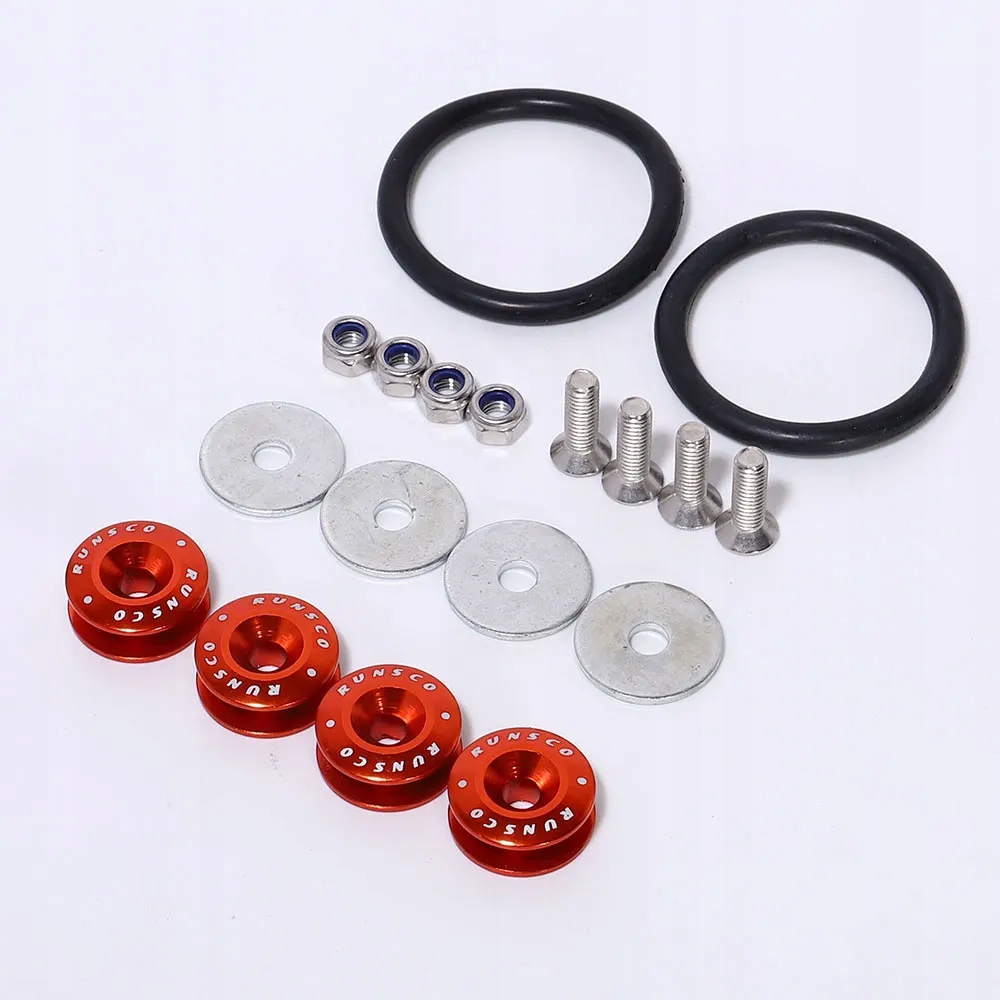 Car Bumper Quick Release Fasteners Kit for Front/Rear Bumper Hatch C