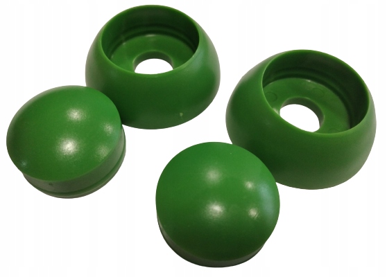 

Dwuczęściowa zaślepka na śrubę M12 Zielona