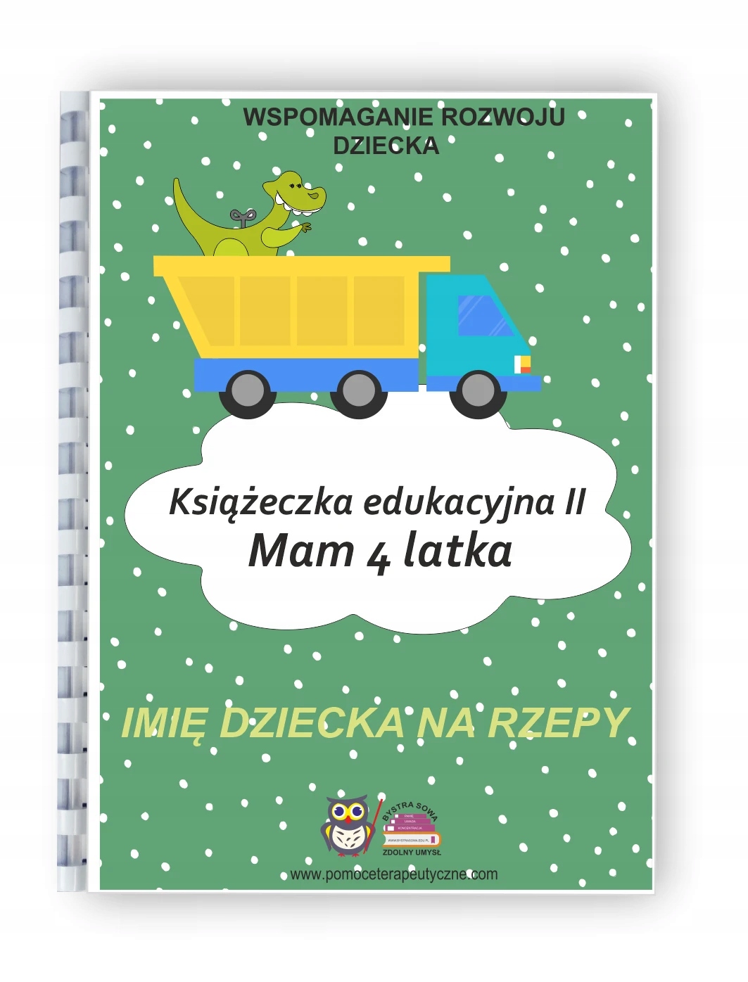 

Książeczka edukacyjna Mam 4 latka dla chłopca