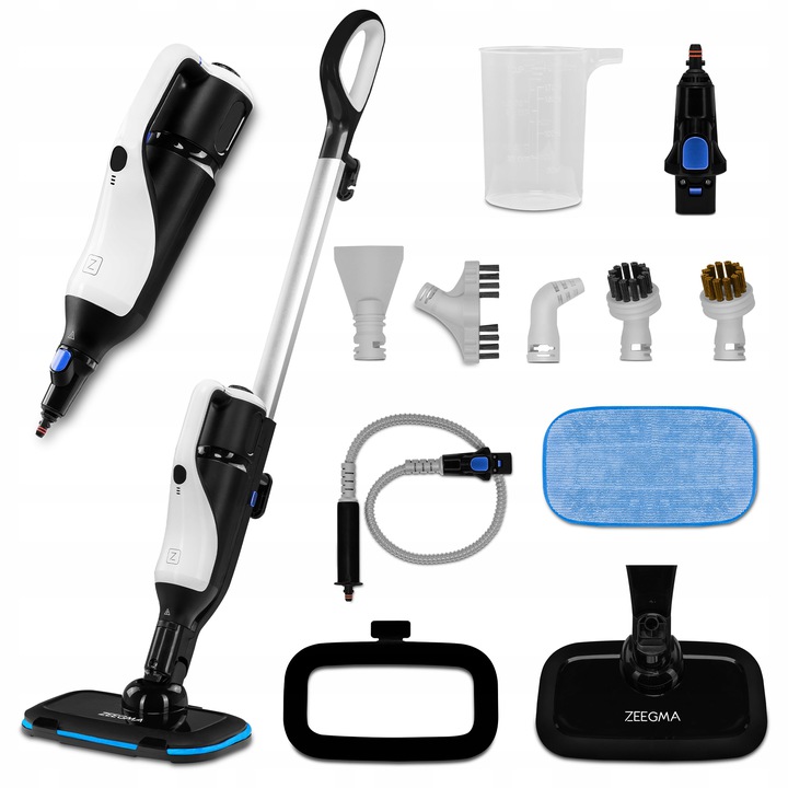 

Mop Na Parę Myjka Parowa 2200W Zeegma Paar 15w1