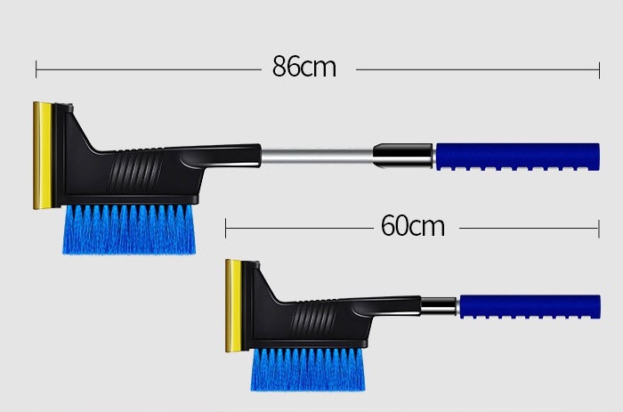 Szczotka skrobaczka do szyb samochodowych, Rozmiar
