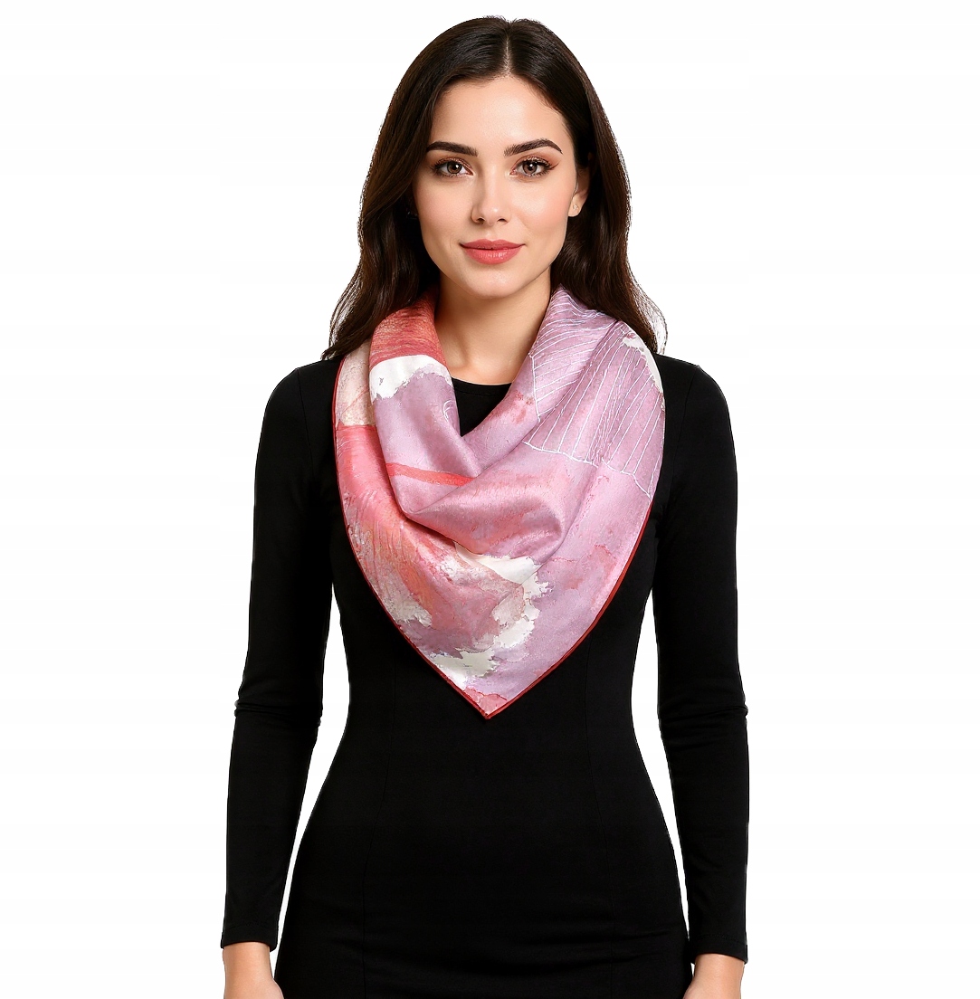 Hedvábný Šátek 100% Přírodní Morušový Hedvábí, Prémiová Kvalita+