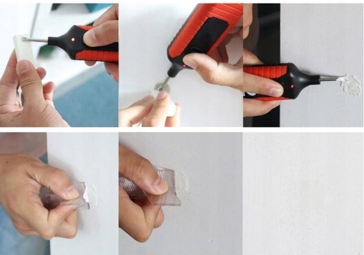 Zestaw do naprawy ubytków płytek glazury ceramiki Grubość 1 mm