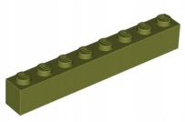 

Lego Klocek 1x8 Oliwkowy (3008/6058219)