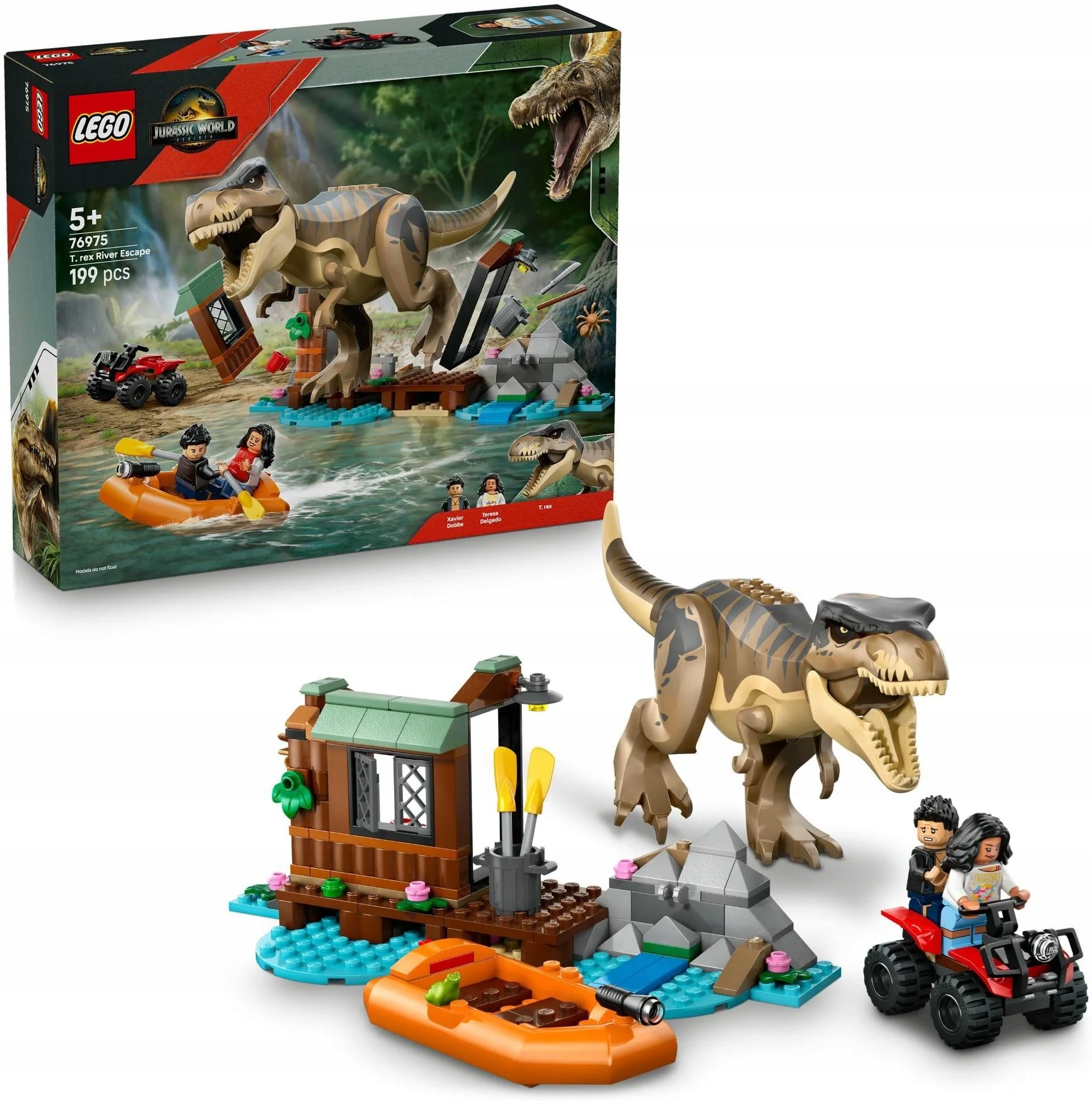 stavebnice Lego 76975 Útěk řeky před tyranosaurem