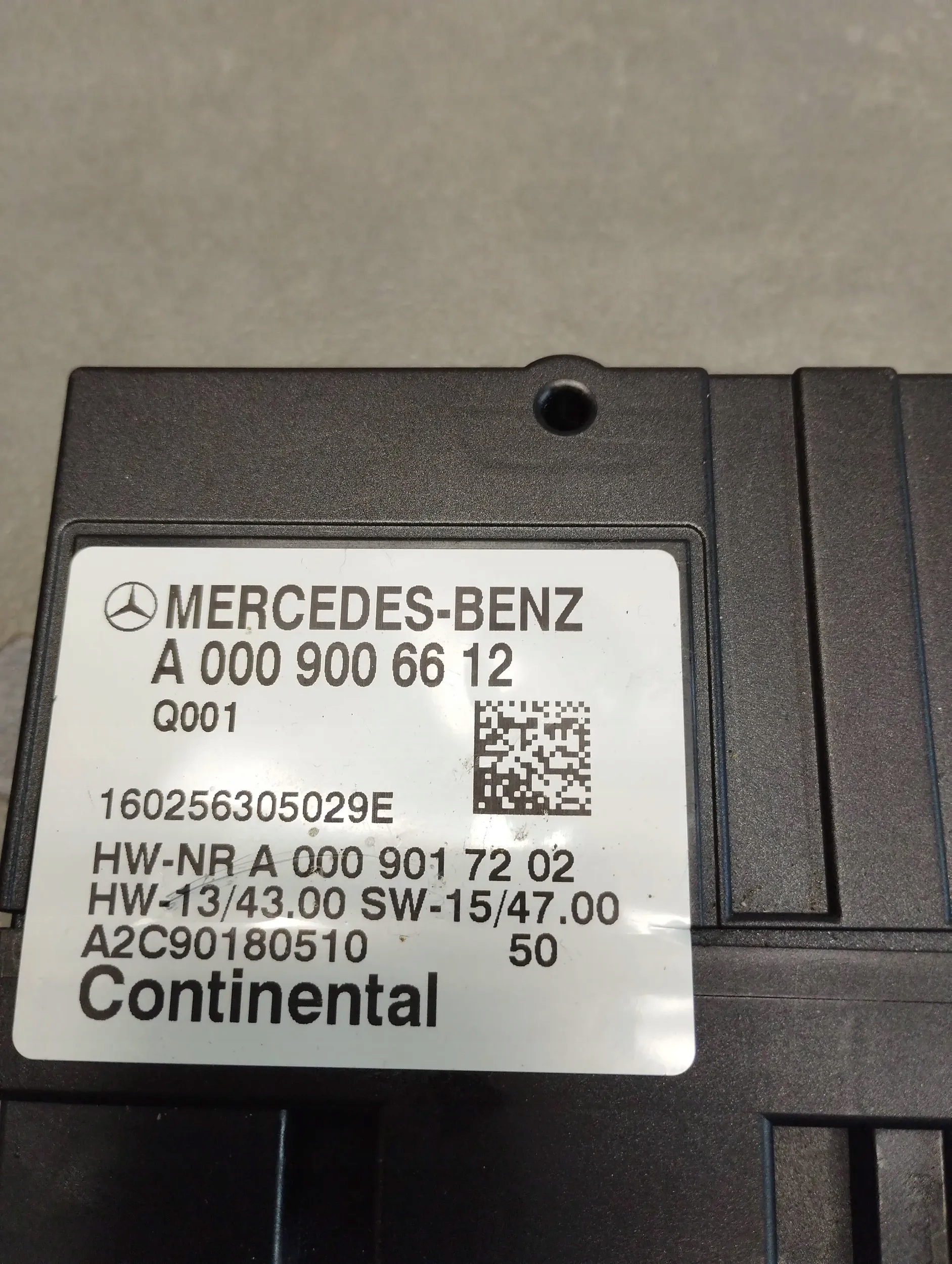 Mercedes-Benz GLC X253 2.0 CGI Module POMPY Carburant A0009006612