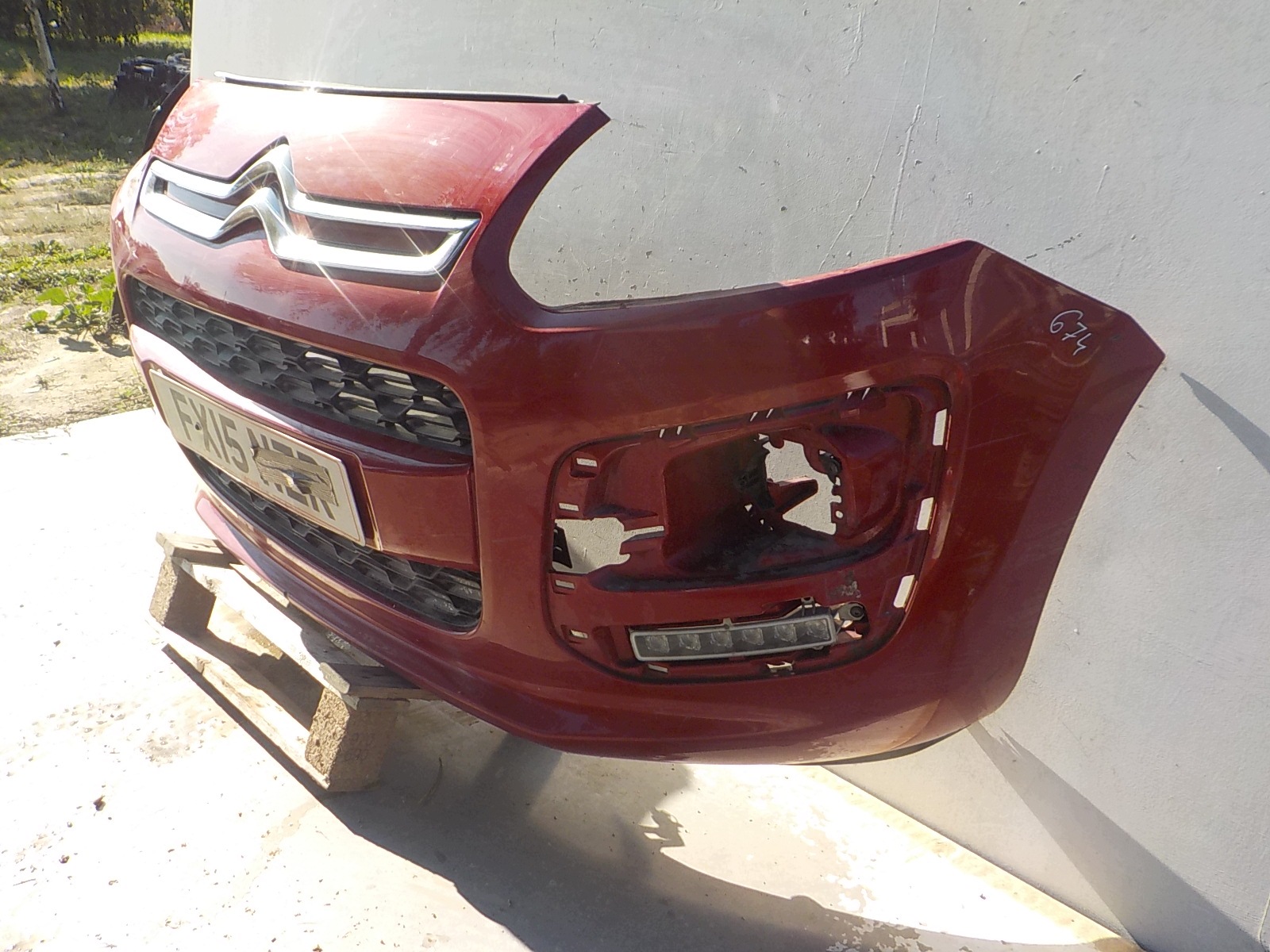 674 CITROEN C3 PICASSO LIFT 12-17 bumper front front