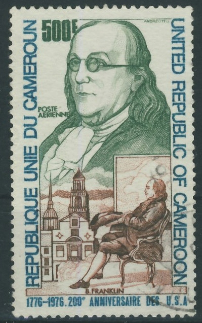 Cameroun Rep. 500 fr. - Prezydent Franklin