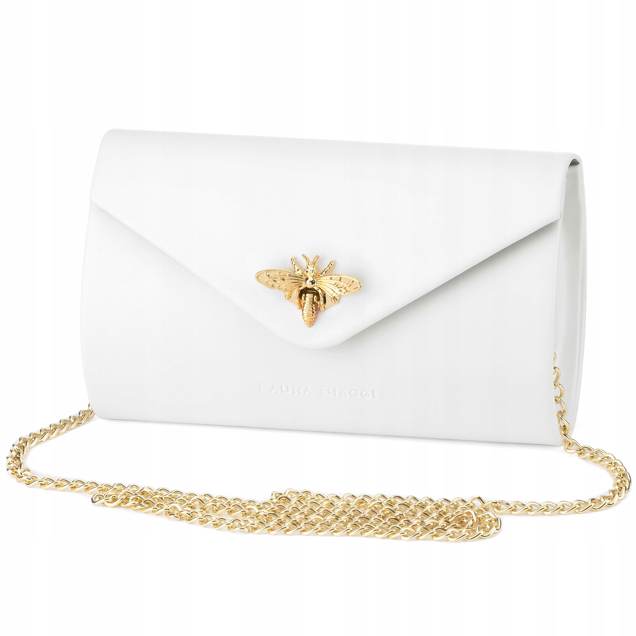 Elegantní Dámská Kabelka Psaníčko Společenská Laura Biaggi S Řetízkem