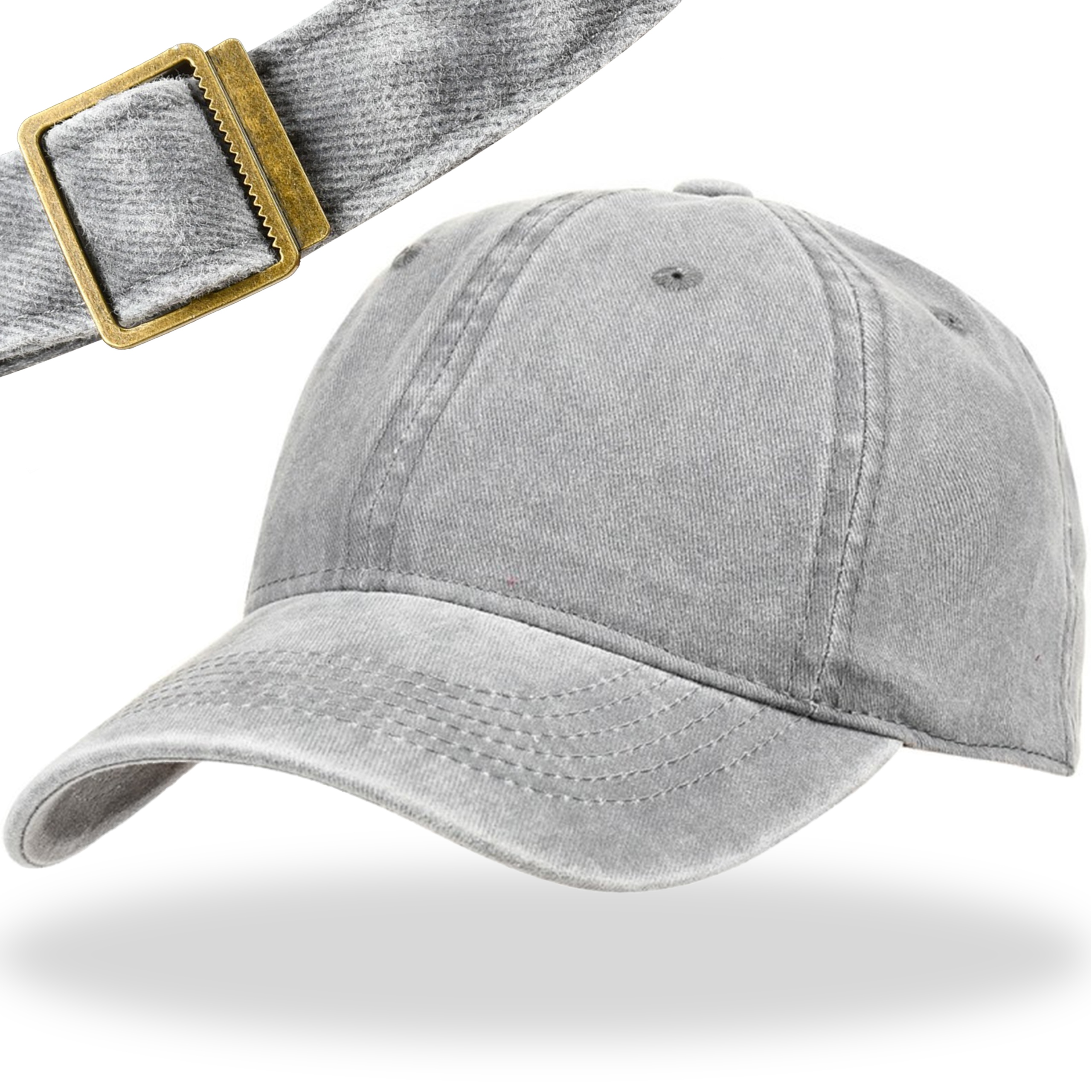 

Bejsbolówka Czapka z Daszkiem Cap CZ-M-43 Szary